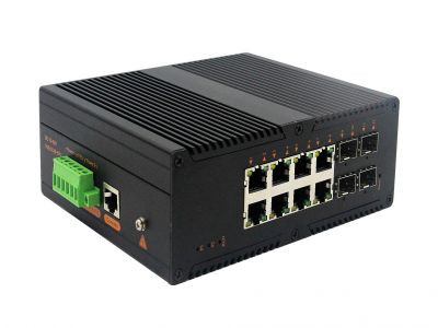 工業級（NT品牌）管理型千兆4光8電工業級交換機