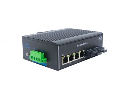 BT品牌百兆2光4電工業級以太網交換機