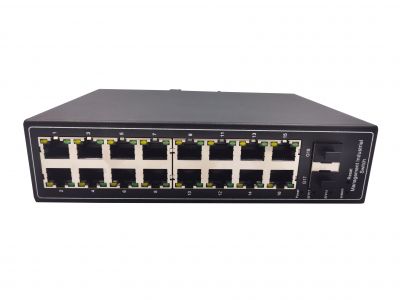 鋼合金工業級WEB管理型2千光16百電SFP